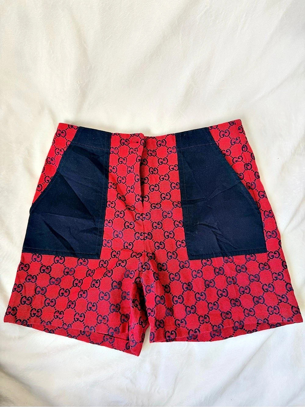 Gucci GG Monogram Canvas Shorts Girls Size 10